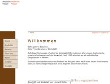 Tablet Screenshot of geigenbau-mueller.de